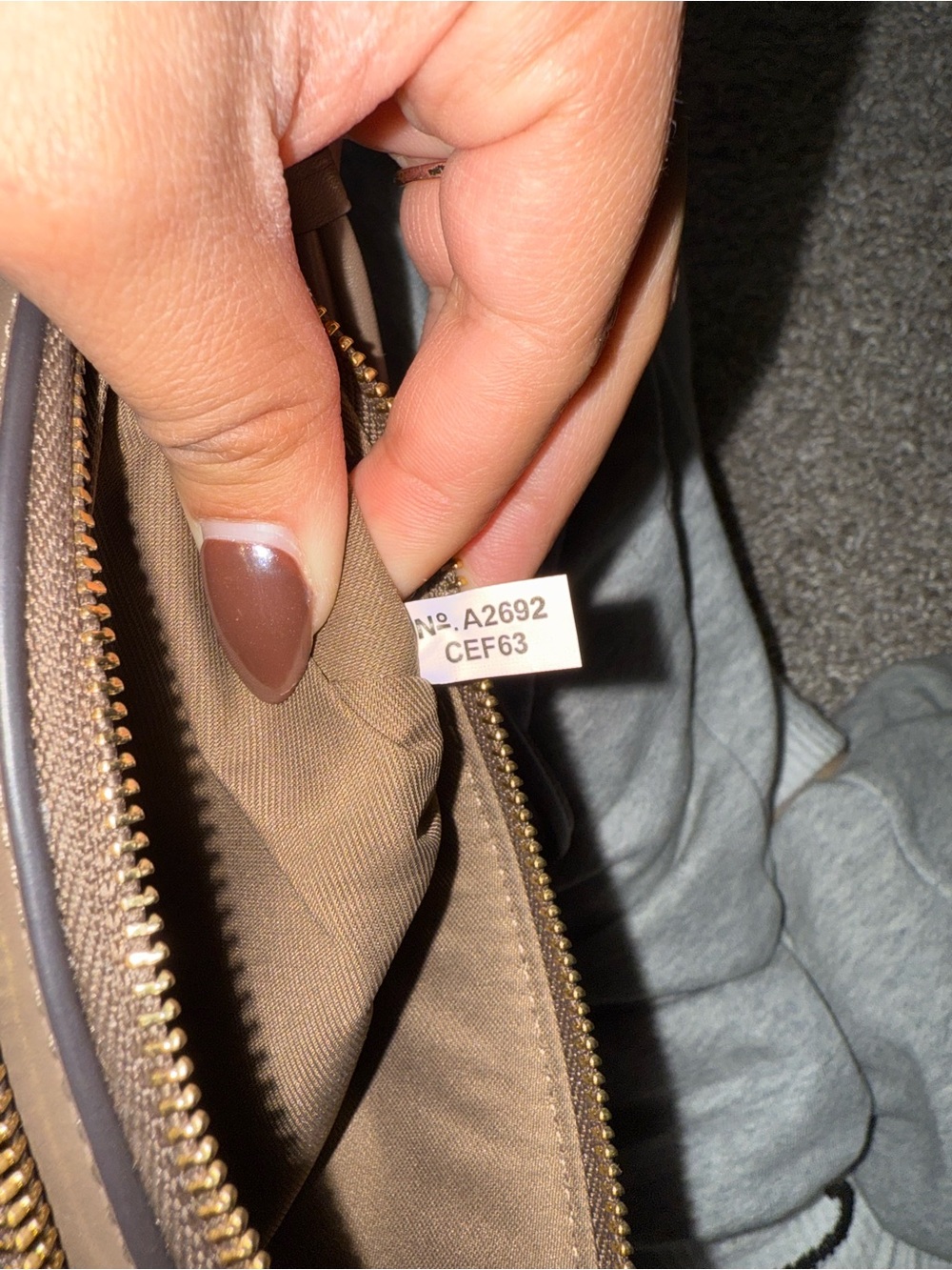 Coach Brown Signature Floral Wristlet - Picture 3 of 4